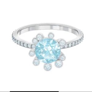 Swarovski Aqua Olive Ring
